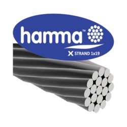 Hamma Paslanmaz Celik Halat 10 mm 1X19