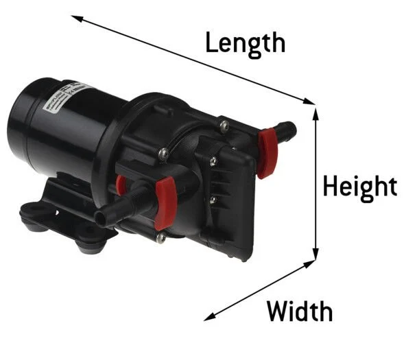Hidrofor Aqua Jet Wps 2.4 Gpm 24v Bsp 2.8 Bar 9lt/dk.