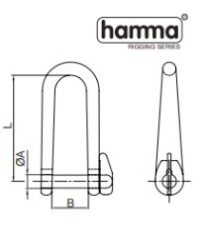 Key Shackle 6 mm