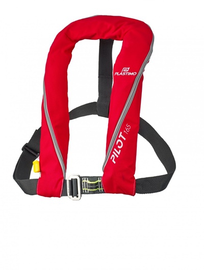 Pilot Otomatik Şişme Can Yeleği 165n Kırmızı Harness