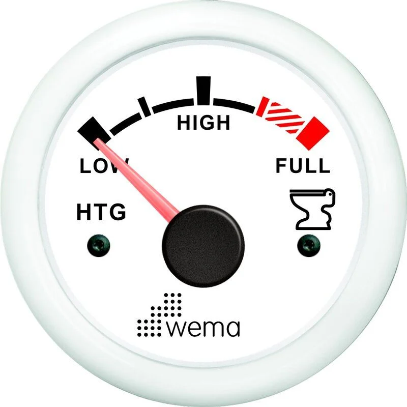 Wema - Pis Su Tankı Seviye Göstergesi 52mm Beyaz/Beyaz